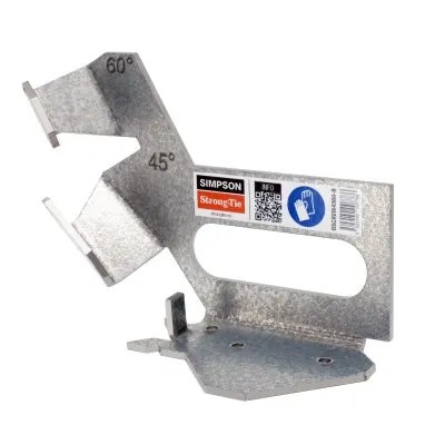 Guide d'installation pour vis inclinées (Pour GAUCHER : visseuse main gauche et gabarit main droite) - Réf. GSCREW4560-L