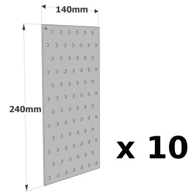 Plaques Perforées - Réf. NP20/140/240_10
