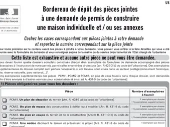 Quels documents doivent accompagner la demande de permis de construire ?