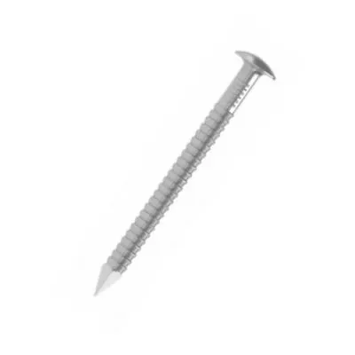 Pointe annelée tête bombée - Inox A4 D=2.3mm, L=45mm, BTE500 - ARA42.3X45 - Réf. 74224