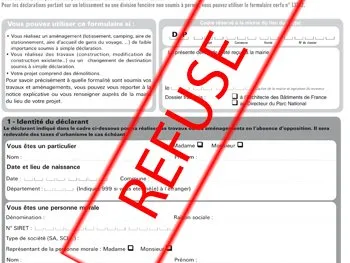 Les cas de refus d'une déclaration préalable ou d'un permis de construire